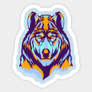 Such A Lonely Wolf Sticker